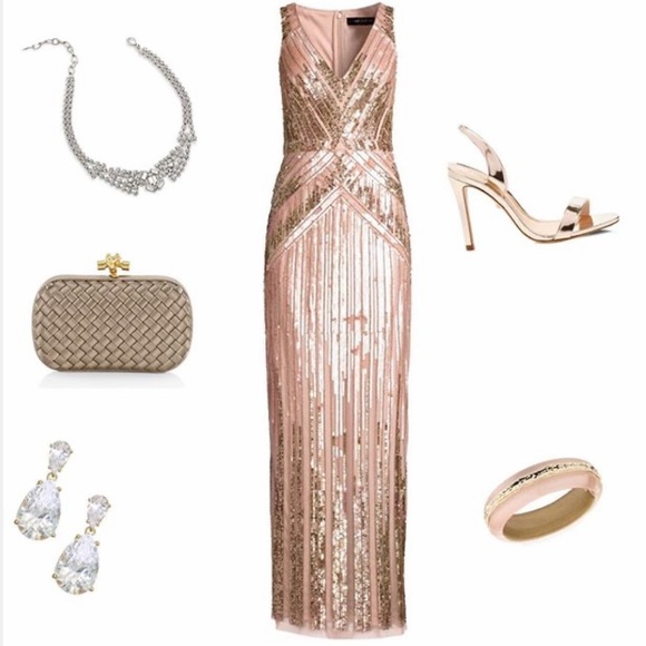 Aidan Mattox long embellished gown - Picture 4 of 12